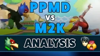 Falco (PPMD) Vs. Sheik/Marth (Mew2King) - Analysis (Apex 2014)