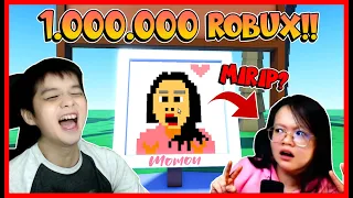 MENGGAMBAR TAPI BISA DAPAT ROBUX !! ATUN & MOMON MENJADI SENIMAN !! Feat @sapipurba Roblox RolePlay