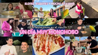 DÍA MONCHOSO EN EL RANCHO, cualquier pretexto es bueno para una reunión… elotes y más | VLOG