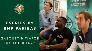 Gasquet & Tiafoe try their luck at the RGeSeries by BNP Paribas | Roland-Garros 2019