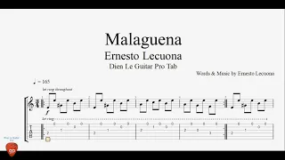 Ernesto Lecuona - Malaguena - Guitar Tabs