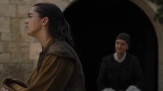 Game of Thrones 6x07 - Arya is attacked by the Waif