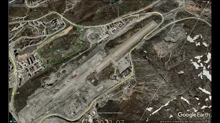 Nuuk Airport Satellite Imagery since 2014.