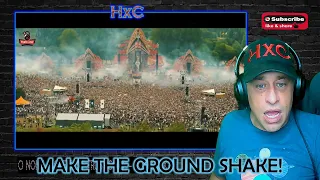 Defqon.1 - Earthquake | Crowd Control - Left To Right Reaction!