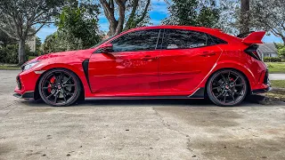 How to install lowering springs in your Honda Civic Type R ( RSR lowering Springs)
