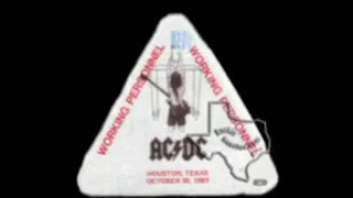 AC/DC-Live at The Summit,Houston,TX,USA October 30 1983 Full Bootleg Cover