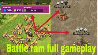 5th anniversary update battle Ram full gameplay of Clash of Clan 🍰