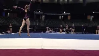 Lauren Mitchell (Floor) - 2012 Pacific Rim Championships (Podium Training)