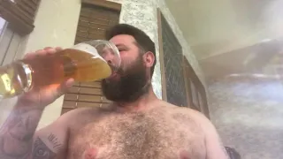 3 beer chug. (Pathetic attempt)