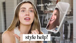 I hired a stylist for an hour .. this is what happened