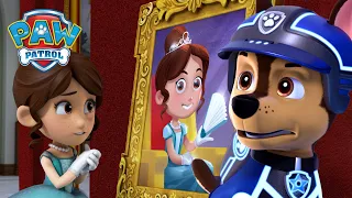 Pups solve the mystery of the Princess' missing painting! - PAW Patrol UK - Cartoon Compilation