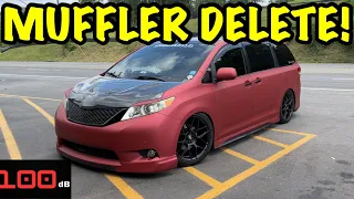 FULLY CUSTOM 2012 Toyota Sienna w/ MUFFLER DELETE!