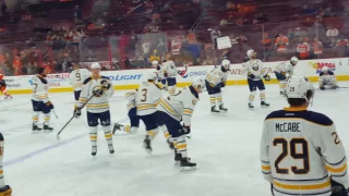 Buffalo Sabres Warmups vs PHI 2/11/16