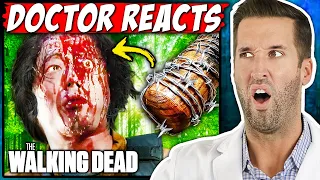ER Doctor REACTS to The Walking Dead Medical Scenes