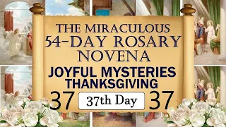 37TH DAY - THE MIRACULOUS 54 DAY ROSARY NOVENA - JOYFUL MYSTERIES - THANKSGIVING - 37TH DAY