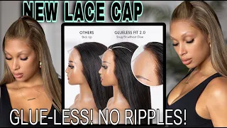 NEW Fit 2.0 LACE WIG: Glue-less FLAT on Forehead NO RIPPLES🚫 With & Without Glue- RPGShow