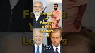 Old job of popular world leaders #shorts #putin #modi #top10