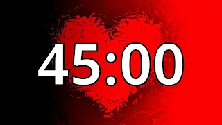 45 Minutes Timer with Music | Valentine's Day Timer