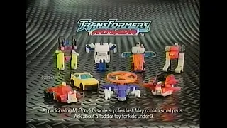 Transformers Armada McDonalds Happy meal Commercial (NEW)