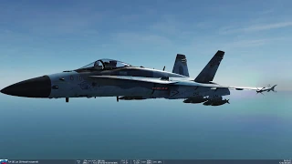 Применение вооружения воздух-земля на самолете F/A-18c в DCS