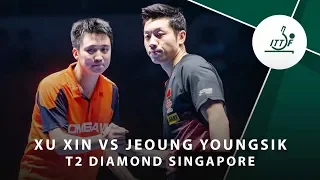 Xu Xin vs Jeoung Youngsik | T2 Diamond Singaopore (QF)