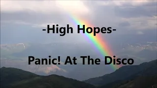High hope -Panic! At The Disco- | แปลไทย THAISUB