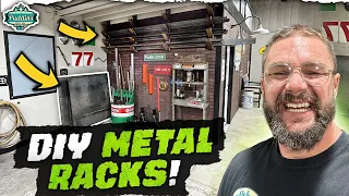 Metal Storage Solution! DREAM SHOP build. I should of built these sooner!