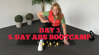 💙DAY 3 | 5-DAY ABS BOOTCAMP CHALLENGE