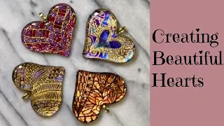 Creating Beautiful Hearts Easy Surface Techniques Polymer Clay Tutorial