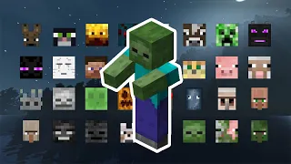 ZOMBIE VS ALL MOBS | MINECRAFT