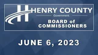 Board of Commissioners Meeting | June 6, 2023