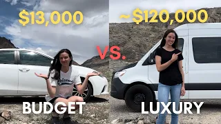 Luxury Van Life vs Budget Camper Car