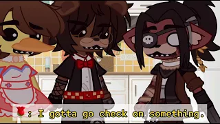 “They’re gone!” (fnaf skit) -slight Freddy x Bonnie-