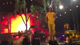 Travis Scott Coachella performing beibs in the trap & through the late night