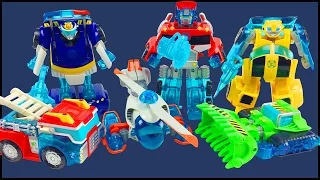 Transformers Rescue Bots Energize Toys Optimus Prime Bumblebee Heatwave Boulder Chase Blades Figures