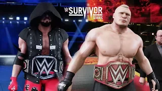 Survivor Series 2017 - AJ Styles Vs Brock Lesnar - Champion Vs Champion - WWE 2K18