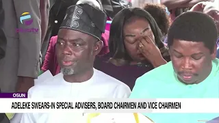 In Osun, Governor Adeleke Sworn-In Special Advisers, Board  Chairmen And Vice Chairmen