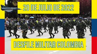 EL MEJOR DESFILE MILITAR DE COLOMBIA 20 DE JULIO DE 2022