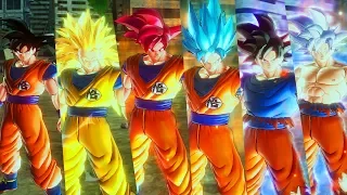 TODAS AS TRANSFORMAÇÕES DO GOKU - SSJ, SSJ2, SSJ3, SSJ GOD, BLUE E INSTINTO SUPERIOR DOMINADO !