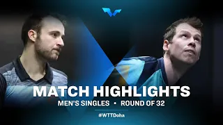 Simon Gauzy vs Jonathan Groth | WTT Contender Doha 2021 | Men's Singles | R32 Highlights