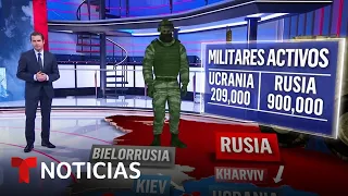 Ucrania "no puede" defenderse de la supremacía militar rusa | Noticias Telemundo