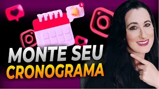 Como Fazer um CRONOGRAMA DE CONTEÚDO para suas Redes Sociais @patriciaangeloo