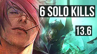 SETT vs MORDEKAISER (TOP) | 6 solo kills, 300+ games | KR Master | 13.6
