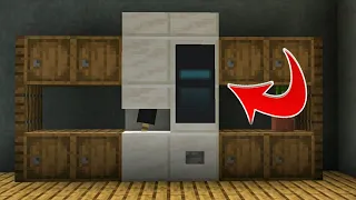 Minecraft✔:How to make a Working Fridge