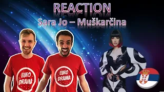 🇷🇸 SARA JO - MUŠKARČINA - LIVE PERFORMANCE REACTION - PESMA ZA EVROVIZIJU (EUROVISION SERBIA 2022)