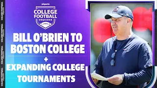 Bill O’Brien hired by Boston College, expanding college tournaments & poor flight etiquette