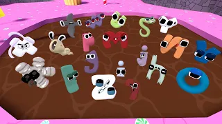 CHOCOLATE ALL LOWERCASE ALPHABET LORE FAMILY in Garry's Mod !
