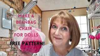 How to Make a Doll Beanbag Chair - Free Pattern