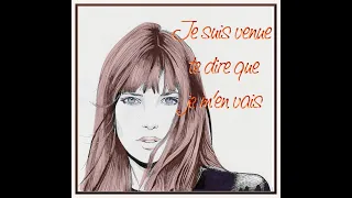 Jane Birkin - Je suis venue te dire que je m'en vais - LIVE HQ STEREO 1991