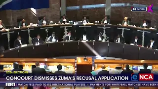 Concourt dismisses Zuma's recusal application